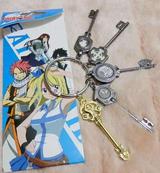 Комплект ключей для с японским аниме популярный периферийный Хвост Люси