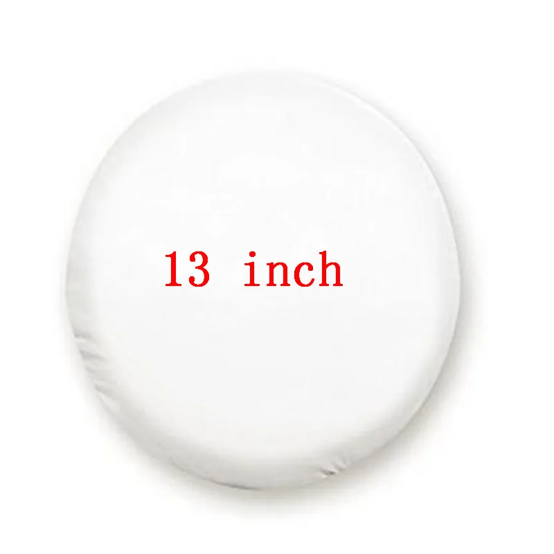 13 inch 1 шт. автомобиль чистый белый 13 '', 14", 1", 16", 1", 18" дюймов ПВХ PU запасные шины колеса клапан крышка колеса аксессуары - Цвет: 13 inch