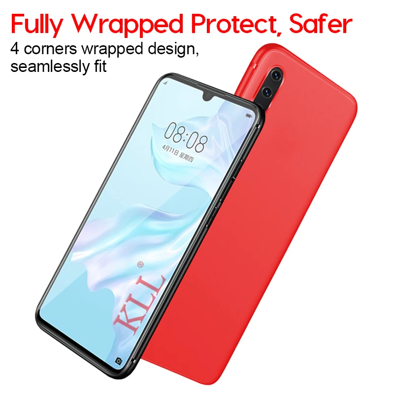 Матовый Мягкий ТПУ чехол для Huawei P30 Pro P20 Lite Nova 5 5i 4 3 3i Mate 20X10 P Smart Plus Y9 Y7 Prime Y6 |