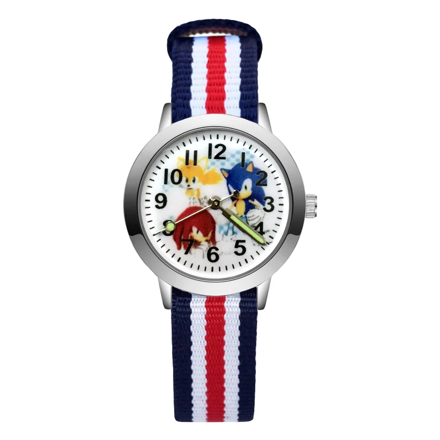 Модные детские часы с милым рисунком ежа из мультфильма кварцевые наручные
