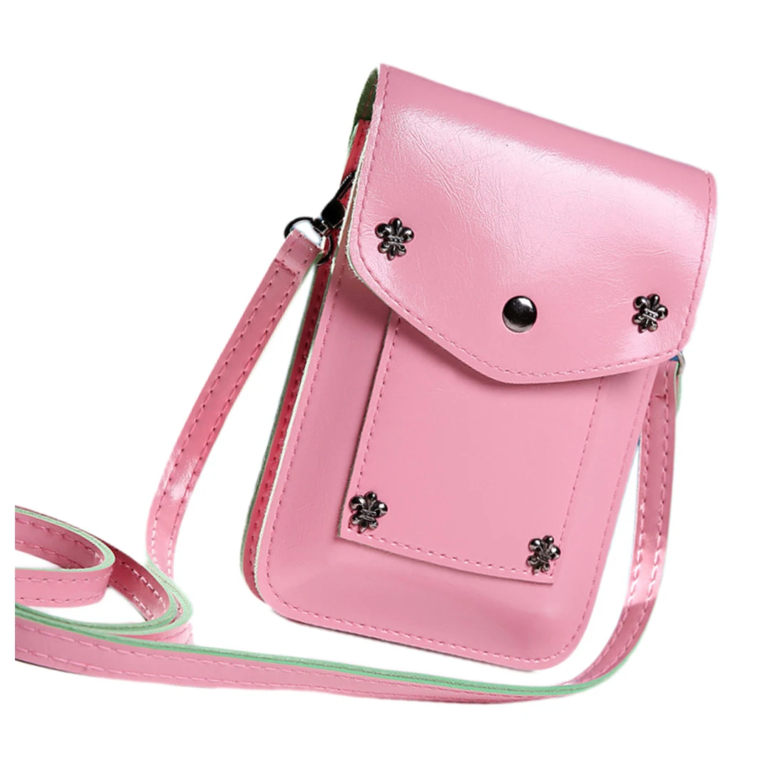 Девушка Сумки пять небольших Заклёпки Для женщин плечо сумка handbagpink | Багаж и