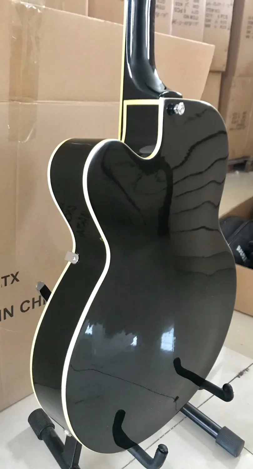 Китай OEM firehawk custom shop электрогитара полый джаз большая джазовая система вибрато