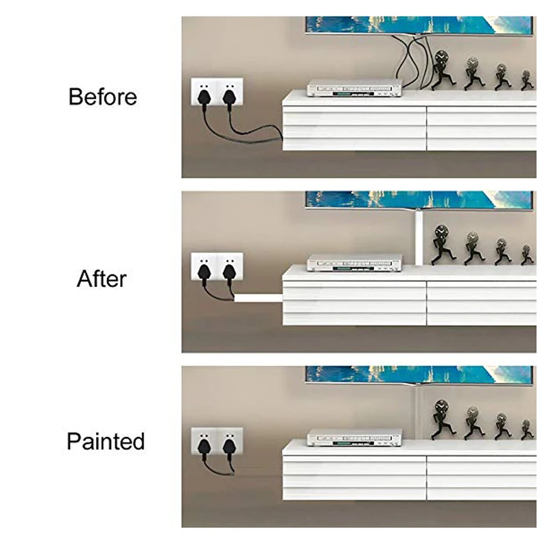 Кабель управления канал консилер шнур крышка провода Hider Raceway комплект