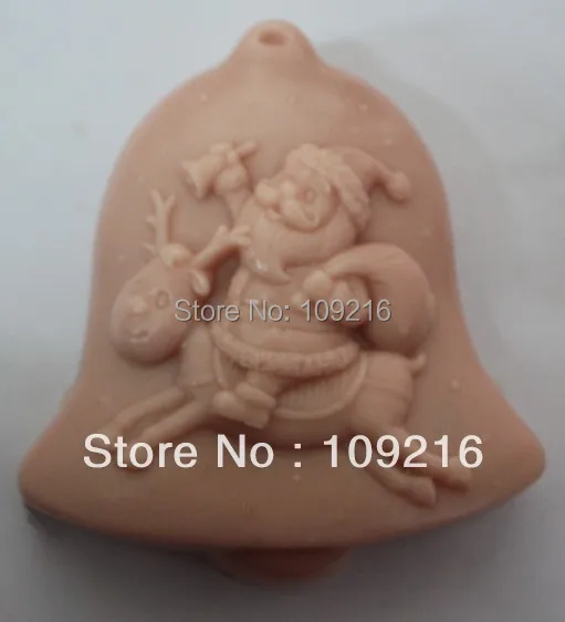 

1pcs Santa Claus Distributes A Gift (ZX966) Handmade Soap Mold Crafts DIY Mold