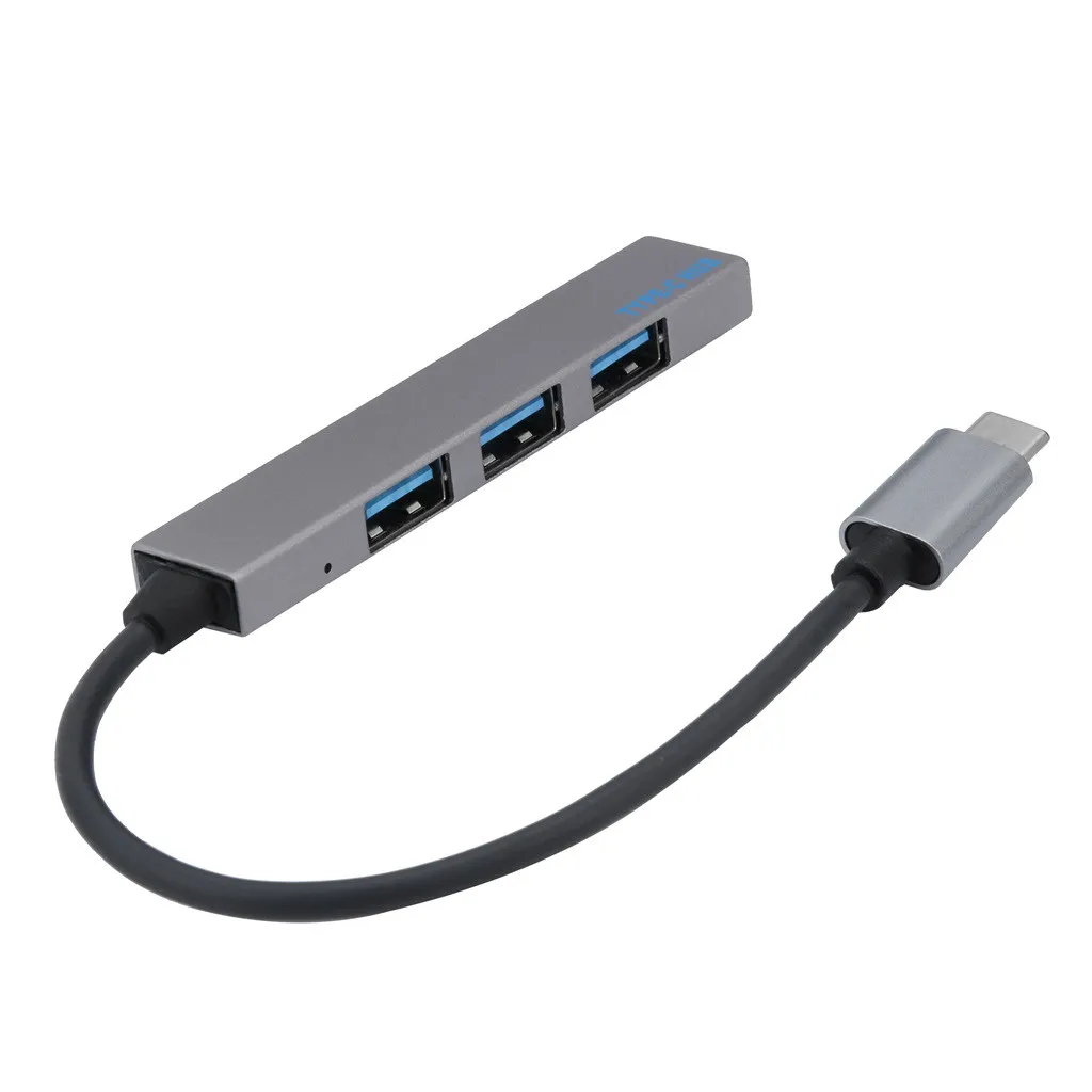 Сверхтонкий usb хаб CARPRIE из сплава Type C в 4 мини порт портовый концентратор USB 3 0