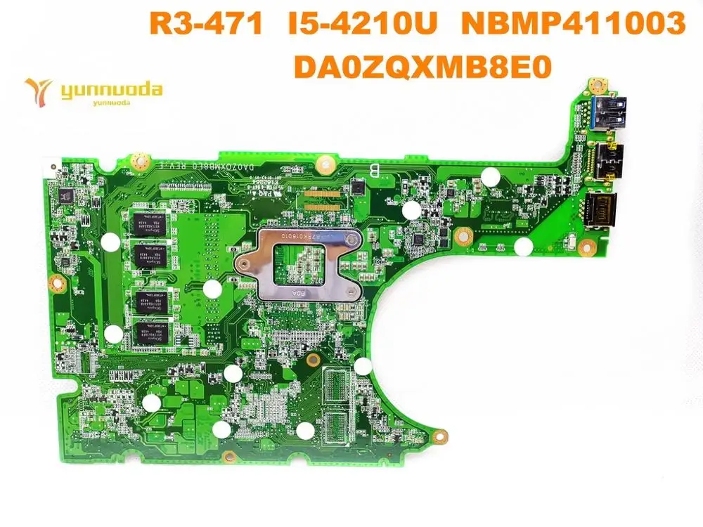 Оригинальный Для ACER R3 471 Материнская плата ноутбука I5 4210U NBMP411003 DA0ZQXMB8E0 испытанное