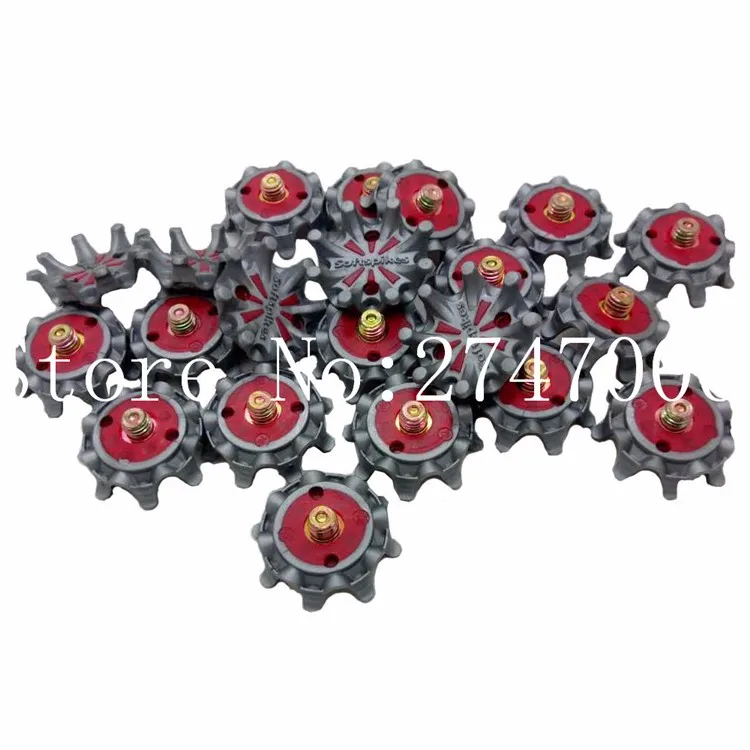 28 шт TRR Stinger металлическая нить SoftSpikes шипы для клюшки для гольфа приспособление для замены заклепок для красный+ серый