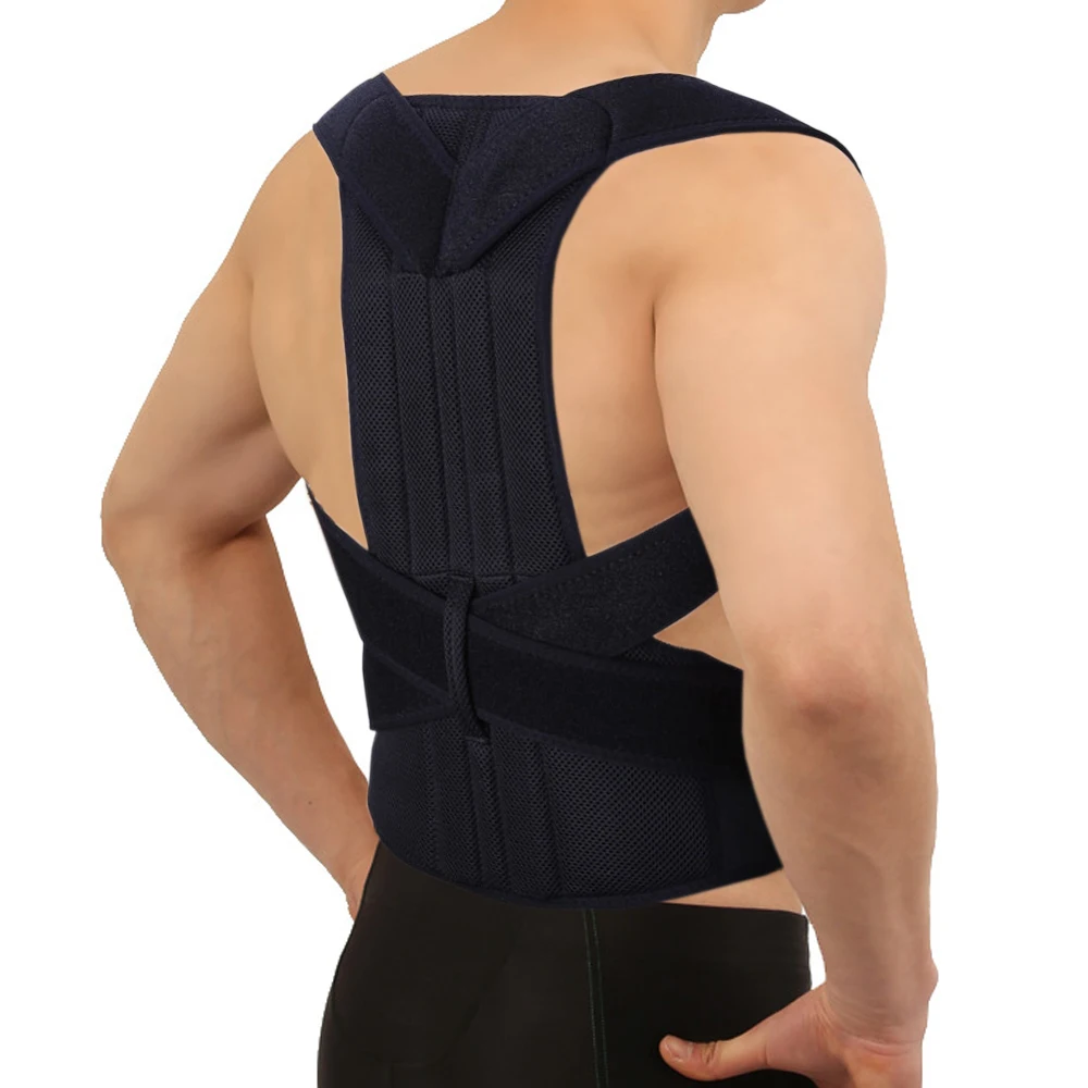 

2021 Adjustable Men Women Magnetic Corrector Postural Lumbar Shoulder Belts Posture Corrector Back Brace Support Corset S-XXL