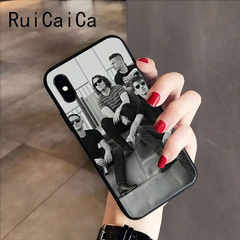 RuiCaiCa a arctic monkeys мягкий черный чехол для телефона iPhone 8 7 6 6S 6Plus X XS MAX 5 5S SE XR 10 Чехол