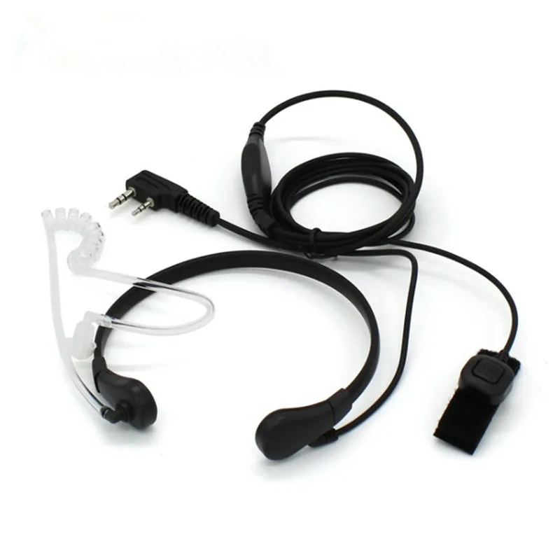 Накладные PTT наушники Throat finger для baofeng UV5R UV82 BF888S UV6R F8 TYT F9 2 контактная рация|Рации| |