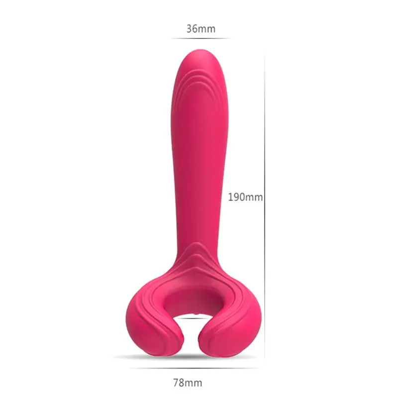 Водонепроницаемый G-Spot 3 моторный фаллоимитатор вибратор силиконовый клитор