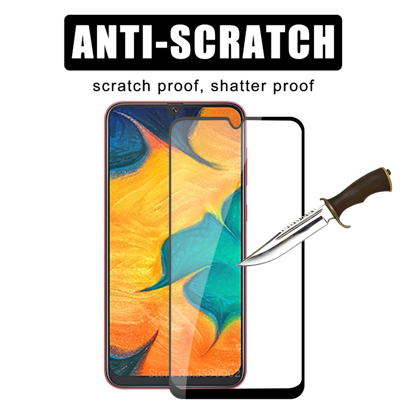 Закаленное стекло для Samsung a70/A50 Защитное экрана Galaxy A80 A90 A30 A20 A40 3D защитная