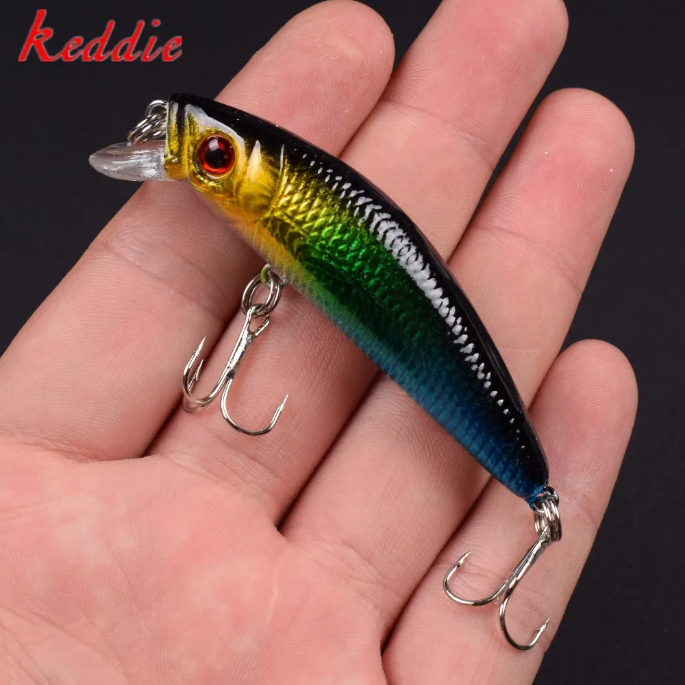 1 шт. жесткая пластиковая рыболовная приманка в виде гольяна 7 см/8 г искусственная