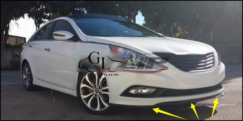 For Hyundai Sonata / i45 Sonica Prima Bumper Lip Front Spoiler Deflector Car Tuning View Body Kit Strip Skirt | Автомобили и