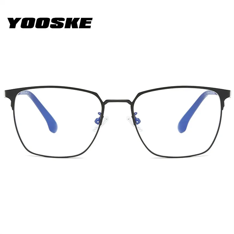 YOOSKE, анти-синий светильник, блокирующие очки, мужские, анти-УФ, фотохромные очки TR90, оптическая оправа, компьютерные игровые очки