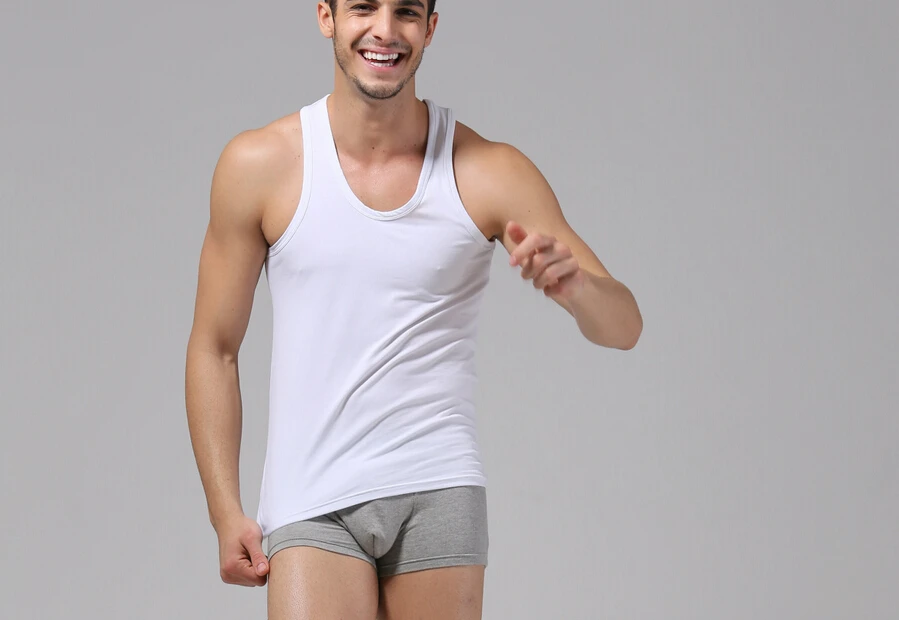 Бесплатная доставка мужской жилет из модала очень мягкий облегающий для