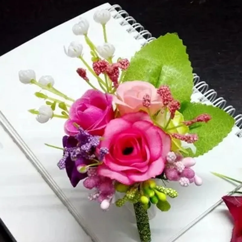 1 шт. свадебная бутоньерка для жениха крестного отца брошь аксессуары корсажа