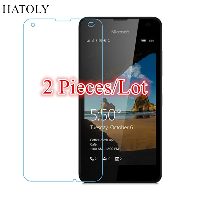 Для стекла Nokia Lumia 550 закаленное стекло для Защита экрана HD тонкая пленка HATOLY|tempered