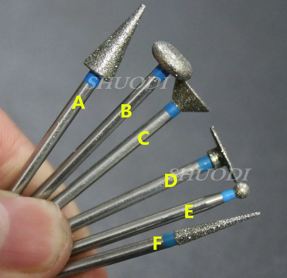 6 шт./пакет Стоматологические алмазные боры Dental diamond FG высокоскоростные для
