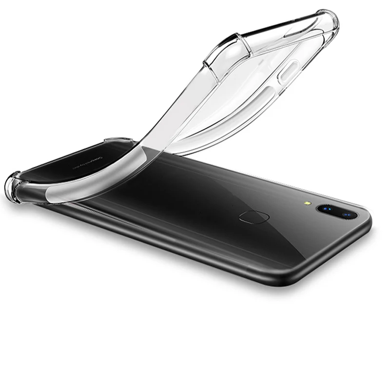 Роскошный противоударный чистый мягкий чехол Capa для Vivo X21i телефона Силиконовая