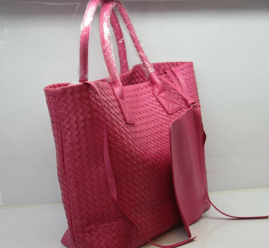 Новые модные женские сумки на плечо из искусственной кожи классический тканый