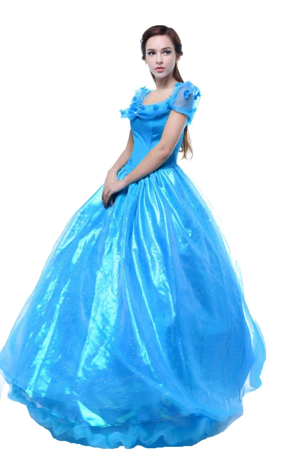 Благородные европейские дворцовые костюмы Белоснежное платье из фильма