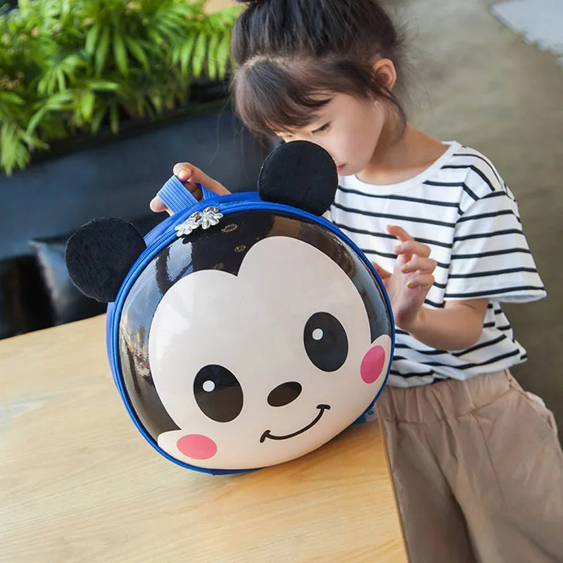 Рюкзак с Микки Маусом disney для детей 3D Kawaii Eggshell рюкзаки маленьких девочек и