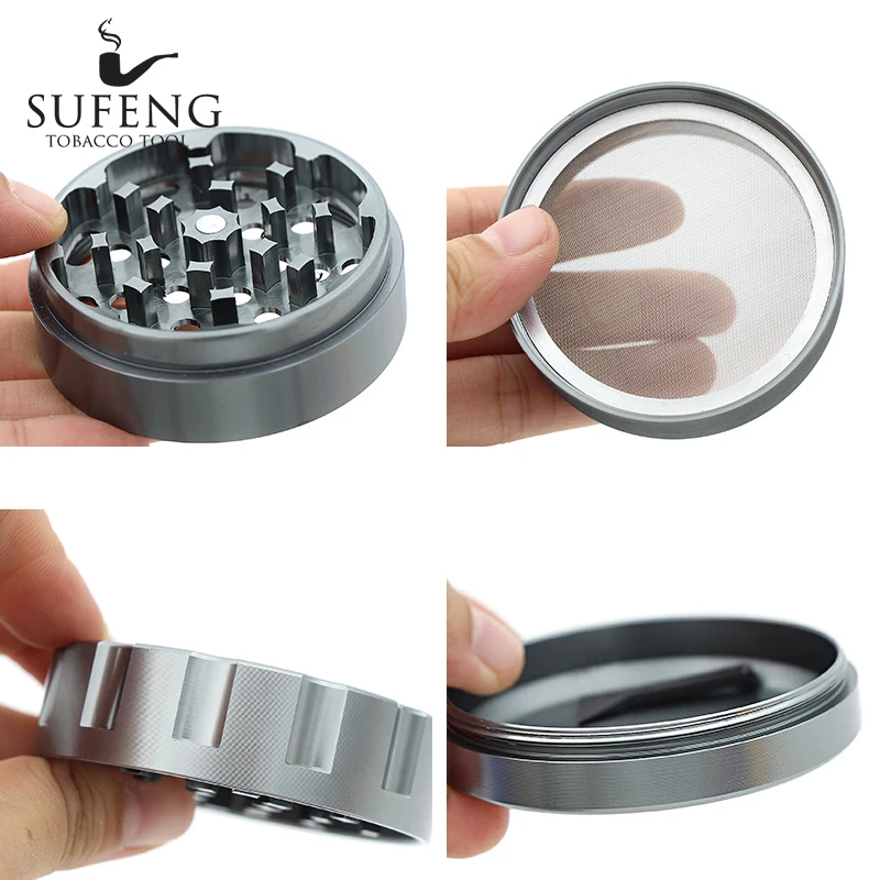 Новый стиль личности мода и отсутствие углов 4-слойная шлифовальная машина для