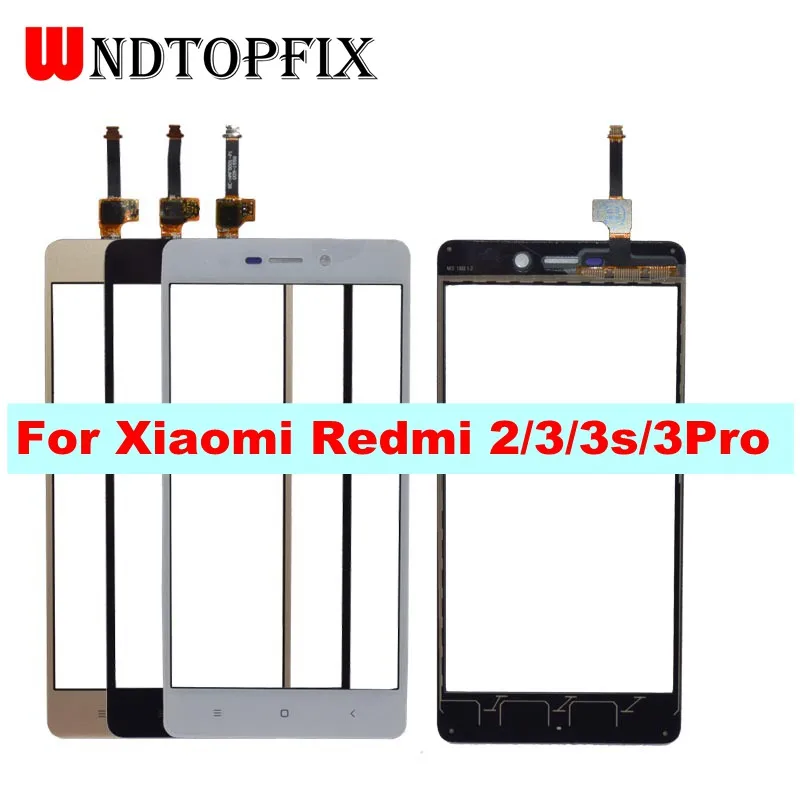 

Сенсорная панель для Xiaomi Redmi 3s/3s/3Pro, сменная панель с дигитайзером для сенсорного экрана 5,0 дюйма, переднее стекло