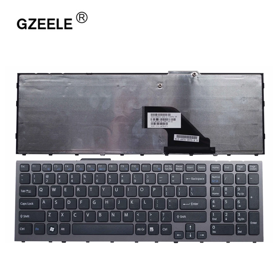 GZEELE для SONY VPC-F11 F12 F13 F21 F22 F136 F138 F117 F170 F115 F219FC F21Z1E F249FC VPC-F F119FC 81214 английская клавиатура