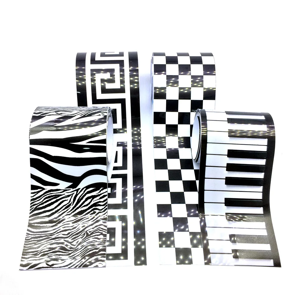 Funlife Piano Wallpaper Borders,Creative Decorative Wall Border Stickers For Kids,DIY Classroom Piano Room 3D Wall Decal