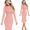 Vfemage женские элегантные винтажные Pinup одежда для работы, офиса, бизнеса, повседневные Коктейльные Вечерние облегающие платья-карандаш, платье русалки 1053