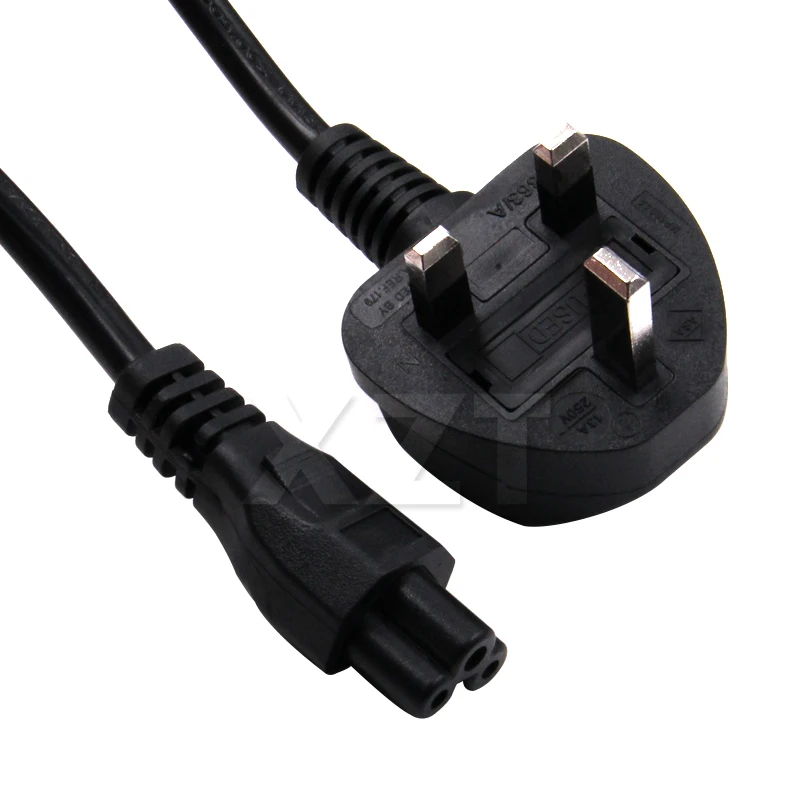 Новое поступление 3-контактный сетевой кабель с 3 зубцами и вилкой Стандарта