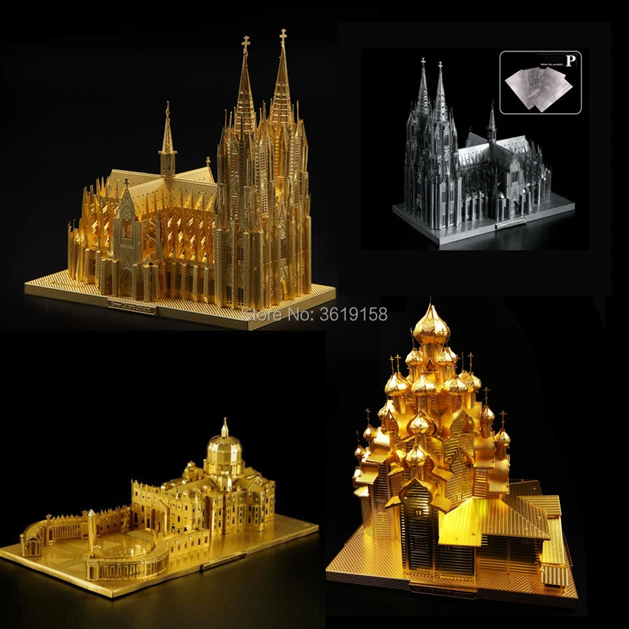 Металлический 3D Пазл сделай сам сборные модели для сборки набор Российская