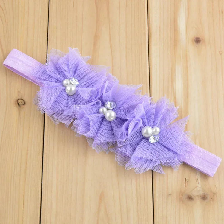 Повязка на голову из тюля с цветами для девочек 8 шт./лот 18 цветов|party crazy|party confettiparty