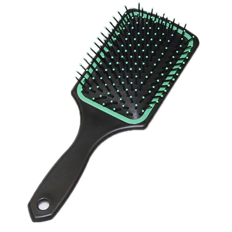 Портативная пластиковая Массажная расческа для вьющихся волос головы плоская