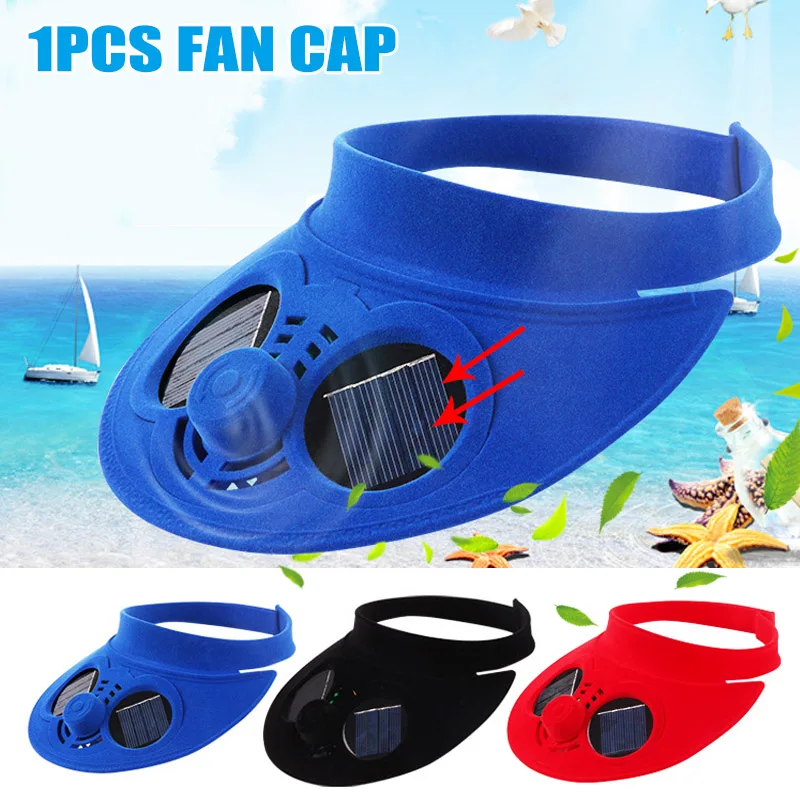 Бейсбольная кепка с вентилятором на солнечной батарее для путешествий и езды
