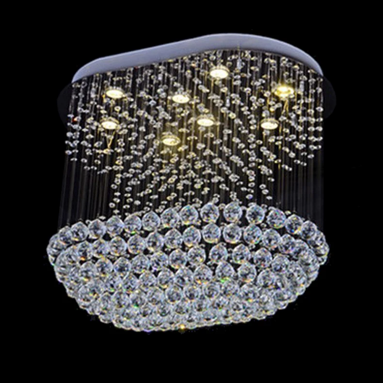 Новый список современный дизайн большая люстра кристалл Роскошные фойе люстры