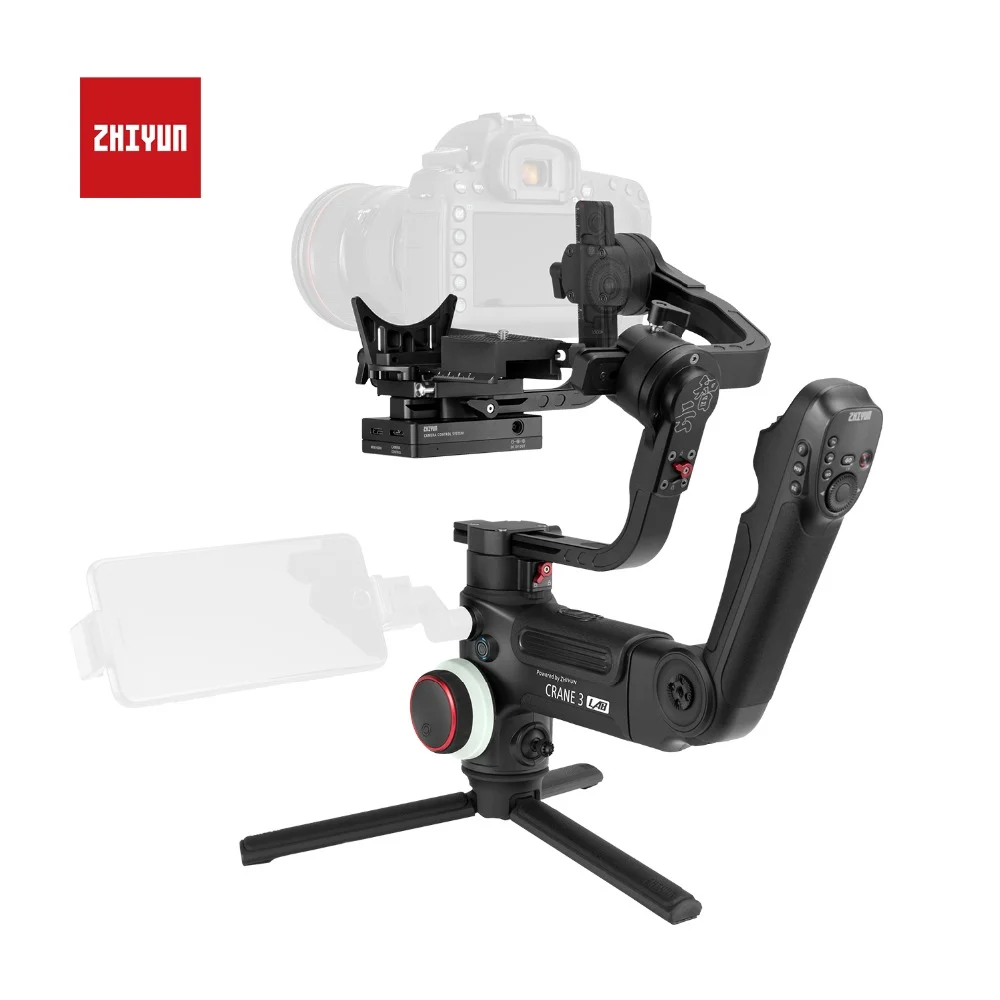 3 осевой Ручной Стабилизатор ZHIYUN Crane LAB беспроводной камеры FHD для передачи