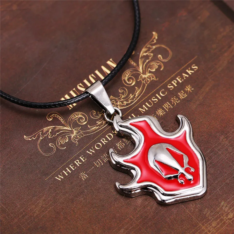 2020 модные ювелирные изделия Cospaly God Of Death Skulls Fire Sign подвеска кожаная цепочка