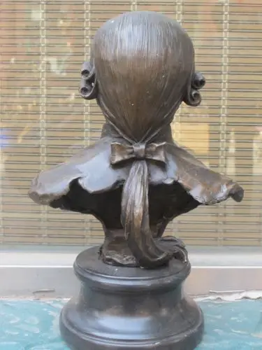 Изящный 14 &quotМузыкальный детский prodigy бронзовое искусство Вольфганг Амадеус