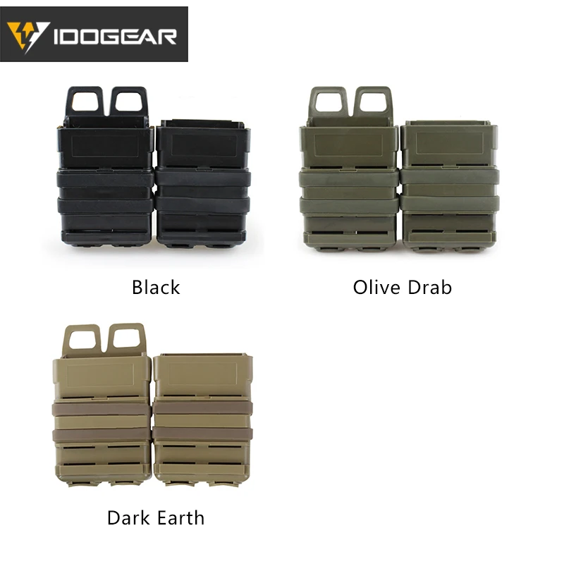 IDOGEAR Тактический Fastmag MOLLE магнитный держатель 5 56 фотодержатель для охоты
