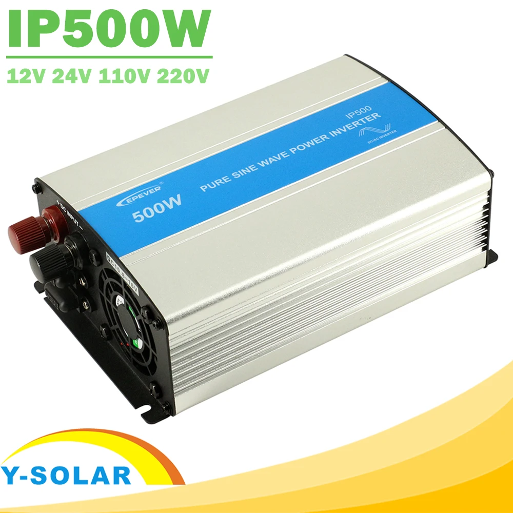 EPever IPower 500 Вт 12 В 24 постоянного тока солнечная панель несетчатый инвертор 110 220
