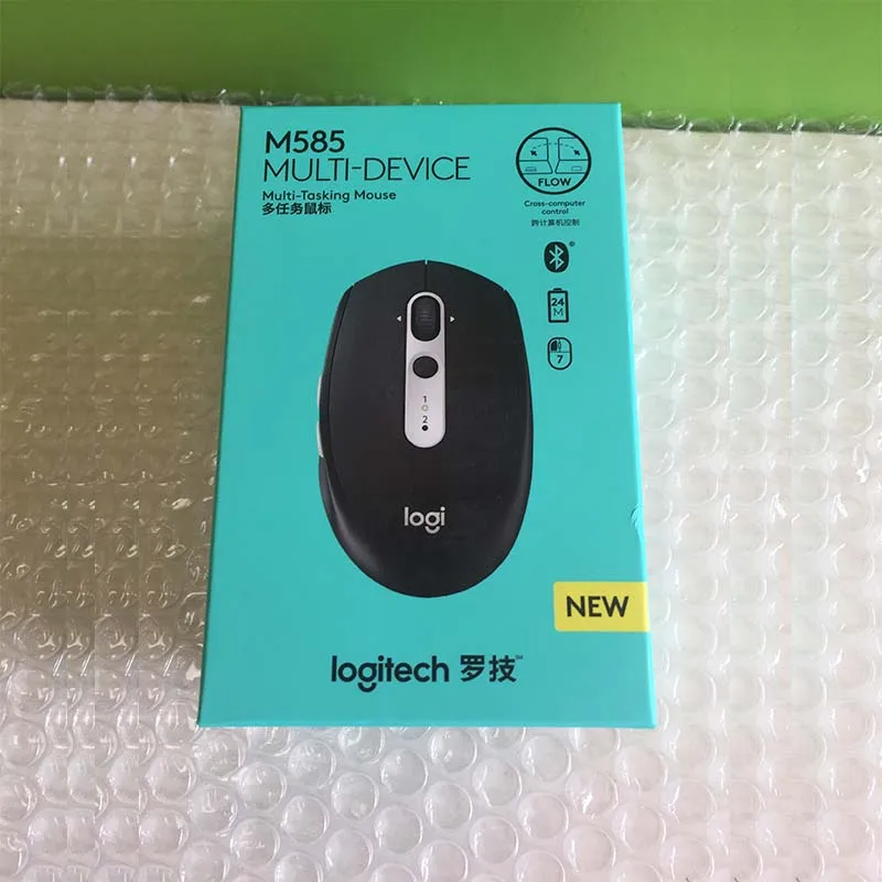Мышь Logitech M585 Blutooth 2 4 ГГц Двухрежимная многозадачная оптическая 1000DPI | Компьютеры и