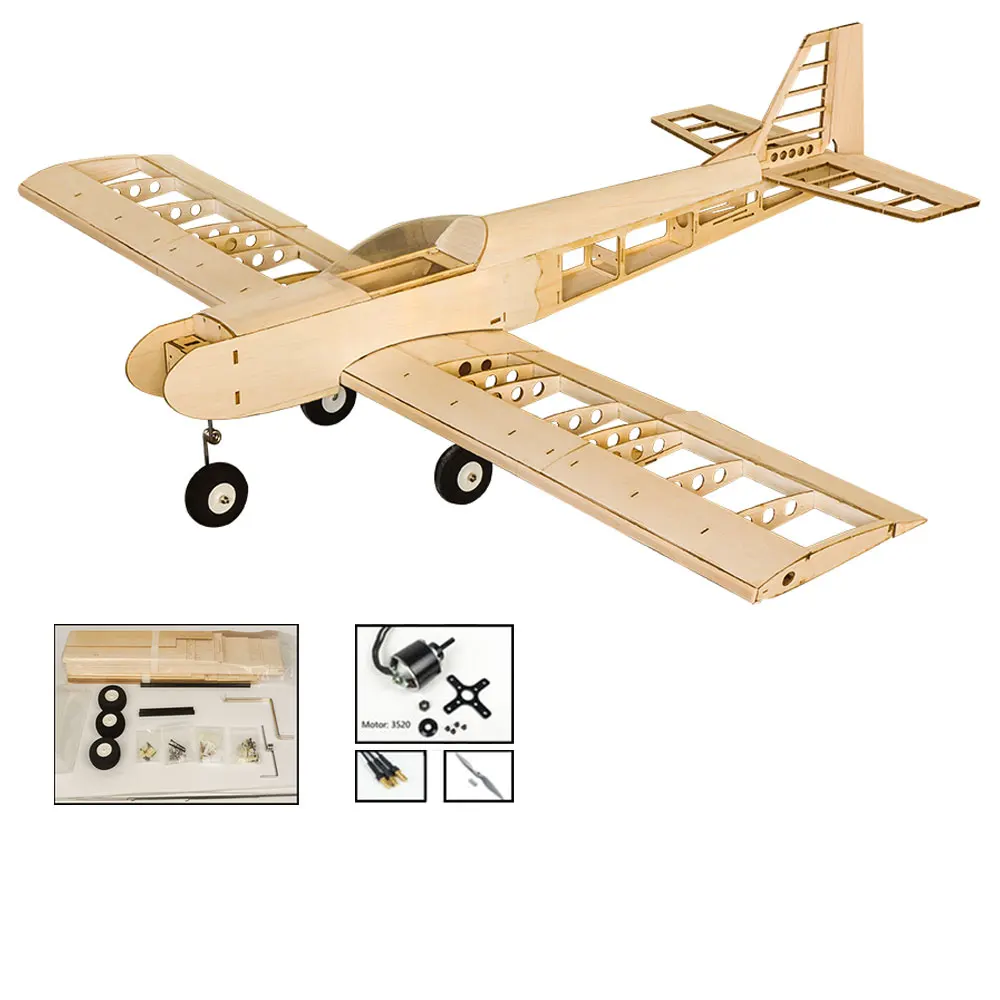 T3002 Balsawood модель самолета лазерная резка тренировочный тренажер T30 1400 мм Balsa строительный комплект деревянные модели деревянный самолет - Цвет: T3002