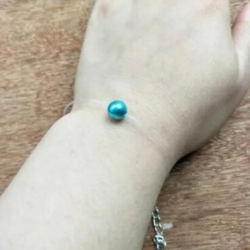 Sl418 модный браслет потрясающая невидимая подвеска с искусственным жемчугом