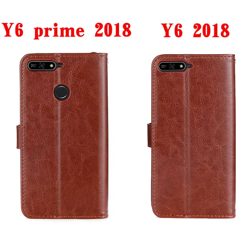 Huawei Y6 Prime 2018 чехол Роскошный кошелек для телефона из искусственной кожи Y 6 Y62018 ATU L21