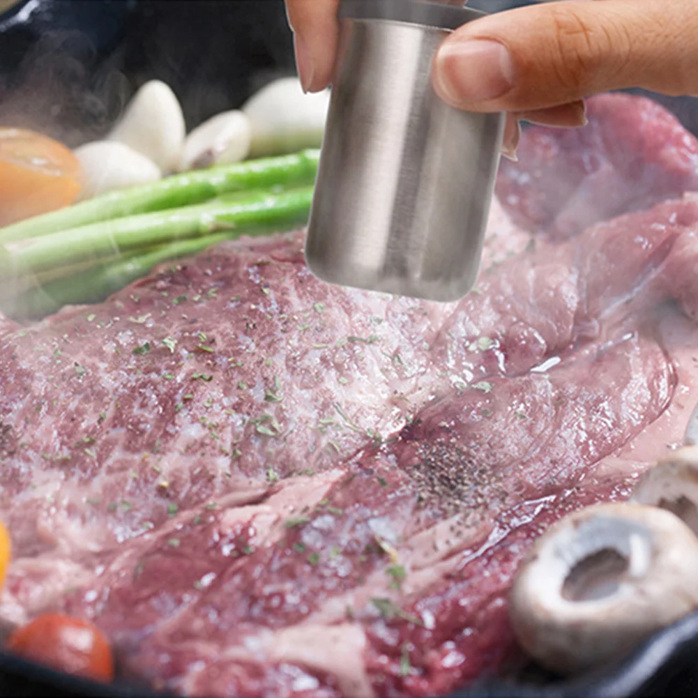 Перцовый горшок маленький Прочный из нержавеющей стали приправа прочная емкость