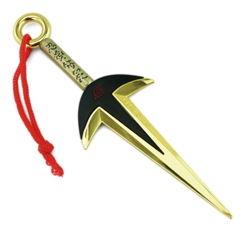 Наруто 18 см четвертый Хокаге Yondaime Namikaze Minato Kunai игрушки для детей с кожаным чехлом