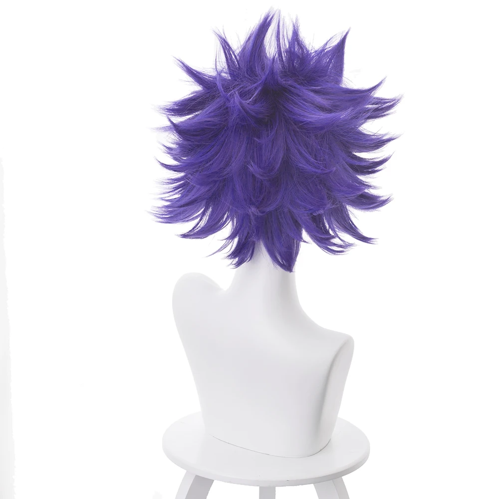 Парик для косплея из аниме Моя геройская Академия Shinsou Hitoshi фиолетовый короткий 35